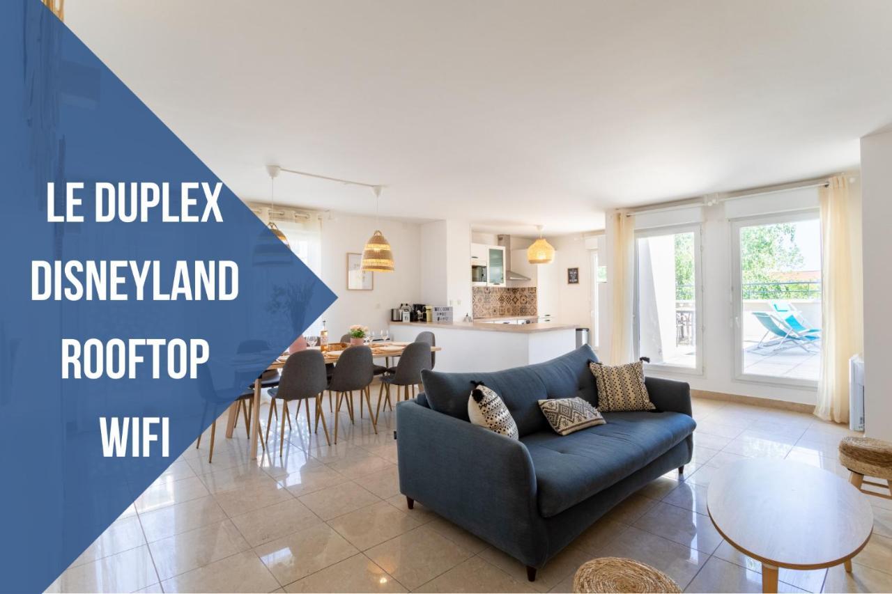 Le Duplex - Disneyland - Rooftop - Wifi Montevrain Exterior photo